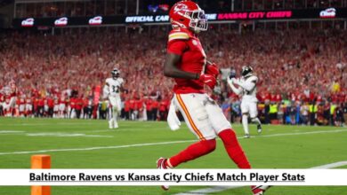 Baltimore Ravens vs Kansas City Chiefs Match Player Stats