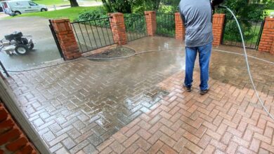 Driveway Pressure Washed